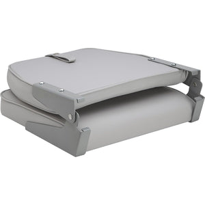 Attwood Marine 98395gy Boat Seat||98395gy_E2_Low_Back_Seat_Gray_3-4_Back_Folded.Jpeg||93||a7j98395gy||847847