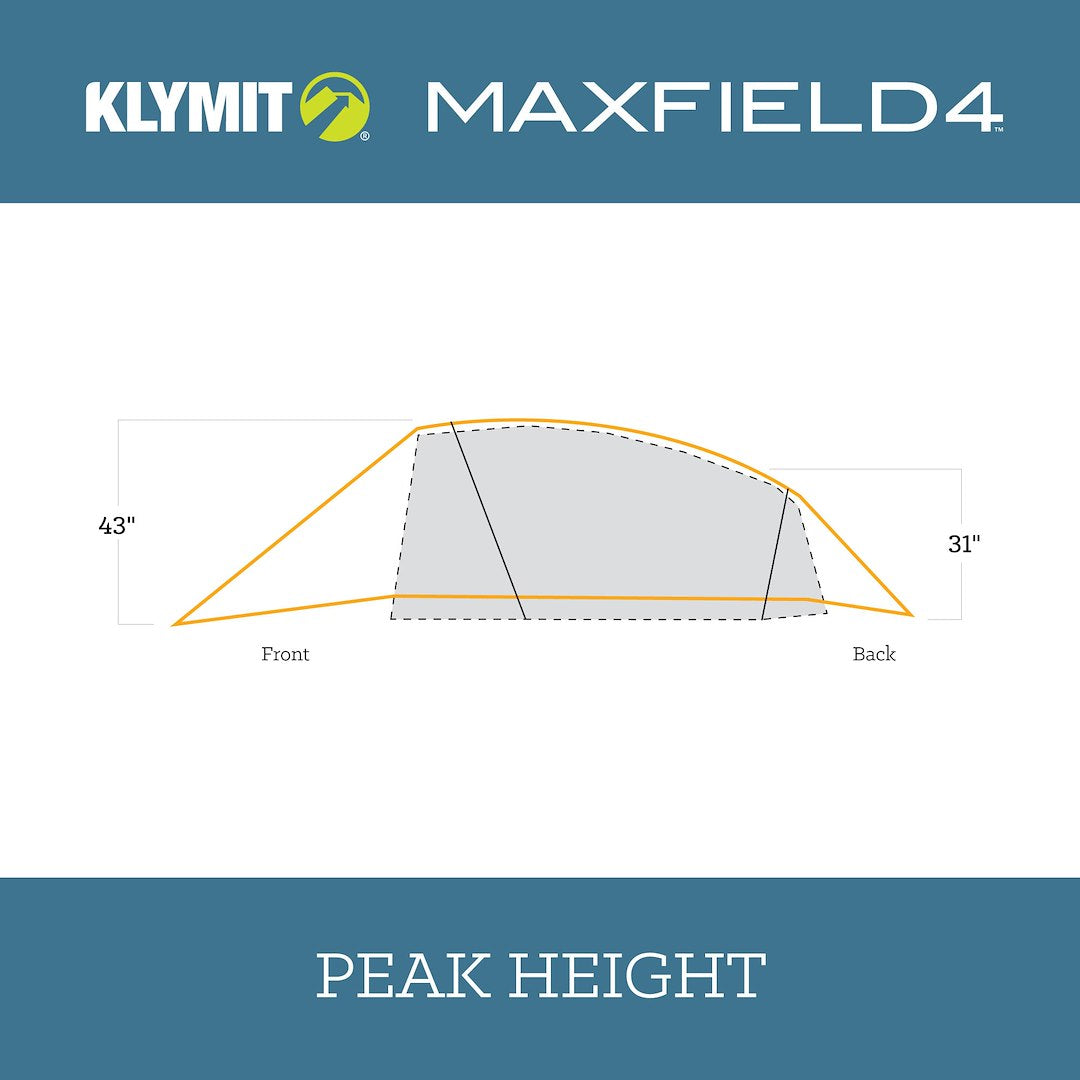 Product of Klymit 09M4OR01D  Tent 