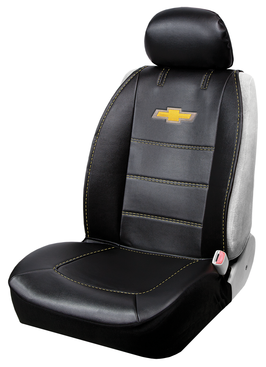 Product of Plasticolor 008626R01 Deluxe Black Leather Seat Cover 