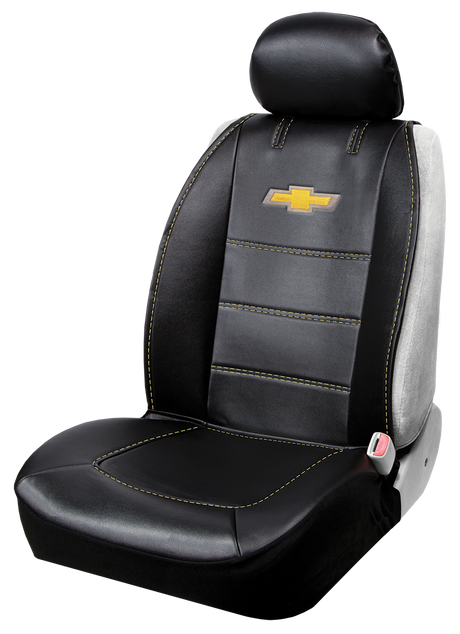 Product of Plasticolor 008626R01 Deluxe Black Leather Seat Cover 