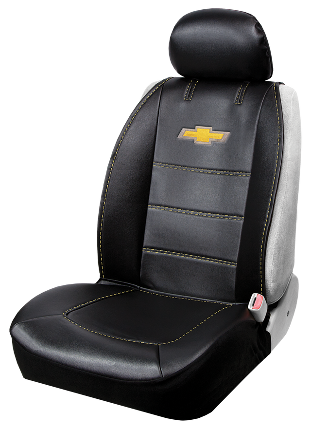Product of Plasticolor 008626R01 Deluxe Black Leather Seat Cover 