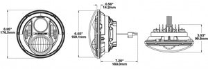 Product of J.W. Speaker Model 8700 Evolution J2 Series Jeep LED Headlights (0553973)