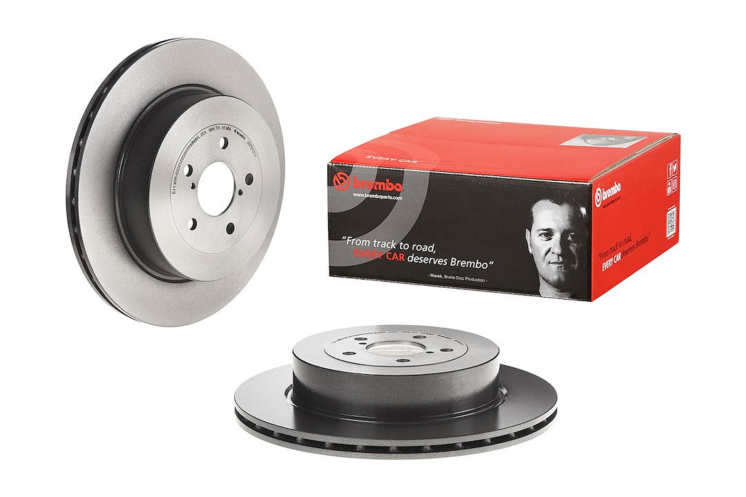 Product of Brembo 09781311C02 Vented 1 Piece Brake Rotor 