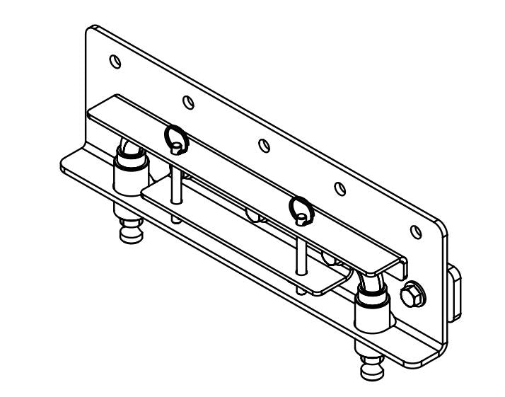 Product of Demco RV 6004 Bolt-On Fifth Wheel Trailer Hitch Mount Kit 