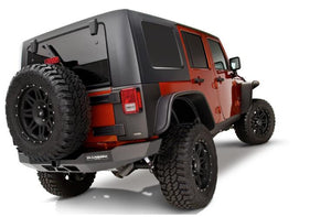 Product of Bushwacker 10918-07 Non-Exposed Fasteners Black Fender Flare - Set Of 4 