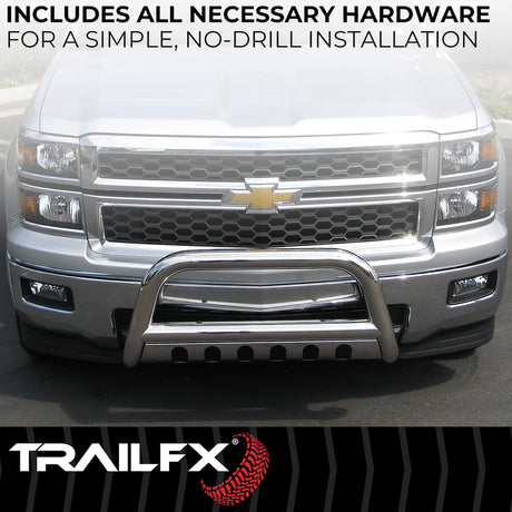 Product of TrailFX B0044S Bull Bar  with skid plate 