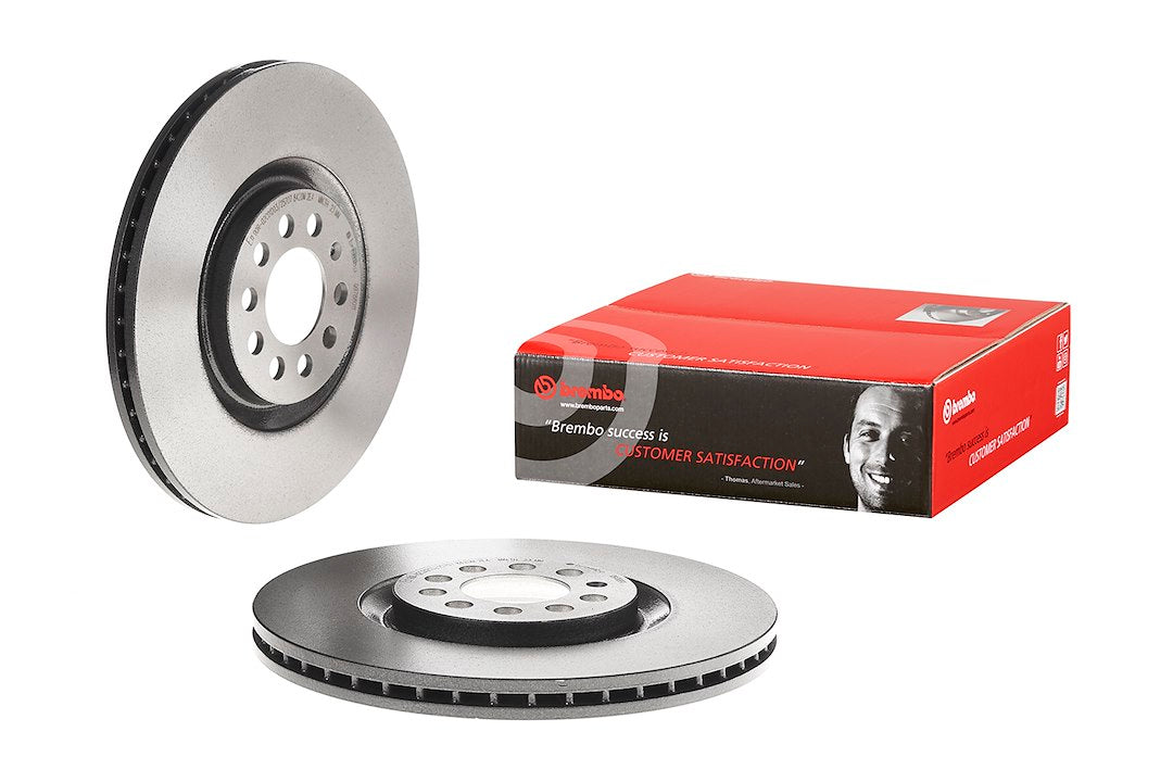 Product of Brembo 09788011C02 Vented 1 Piece Brake Rotor 
