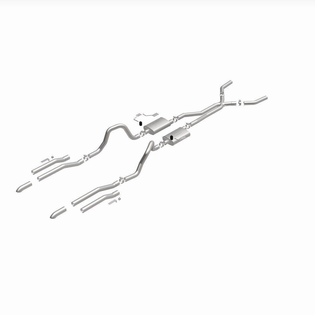 Product of Magnaflow Performance 19303 Street Cat-Back System Dual Exhaust System Kit 