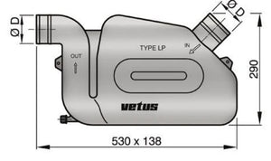 Vetus Wlocklp60 Water Lock||wlocklp60_1.Jpg||86||vetwlocklp60||1367263