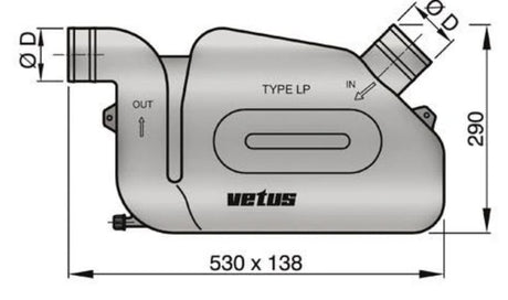 Vetus Wlocklp60 Water Lock||wlocklp60_1.Jpg||86||vetwlocklp60||1367263