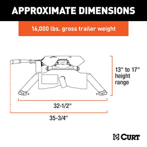 Curt 16120 Fifth Wheel Trailer Hitch||16120_3008x1990_Ca.Jpg||95||c9316120||1369860