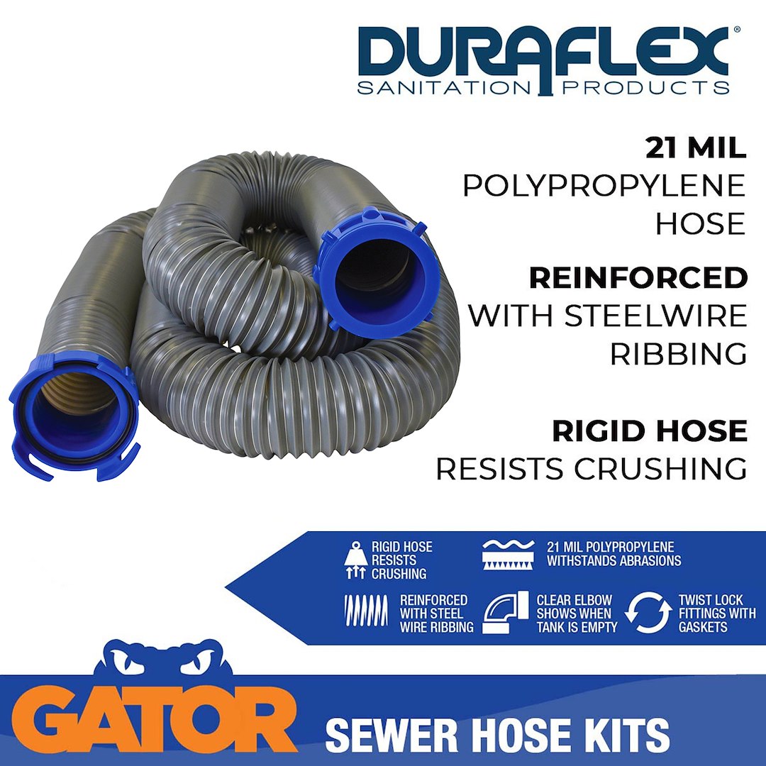 Product of Duraflex 22007 30 Feet Gray Sewer Hose Yes 
