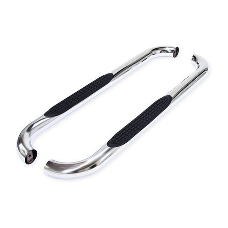 Product of TrailFX A0046S TFX Round Tube Side Steps Nerf Bar With Surface Steps 