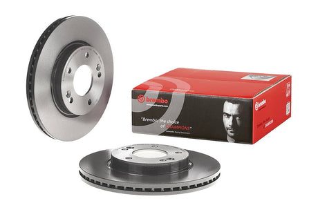 Product of Brembo 09C24911C02 Vented 1 Piece Brake Rotor 