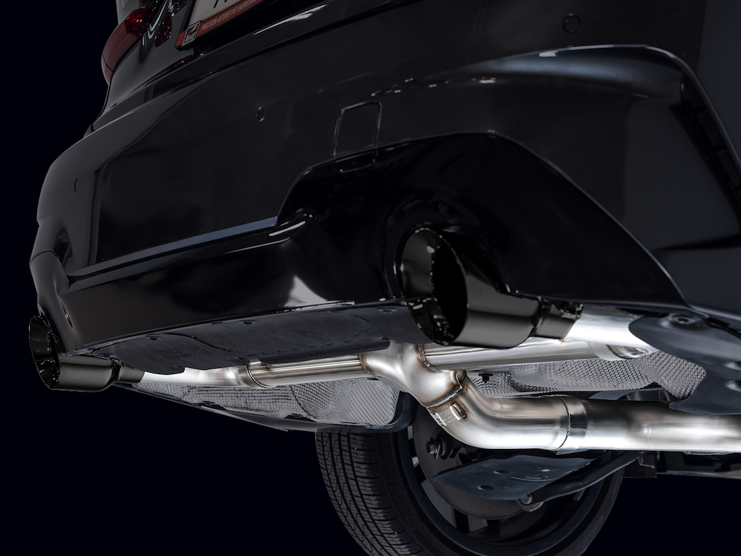 Product of AWE Tuning 3020-33429 Track Edition Axle-Back System Exhaust System Kit 