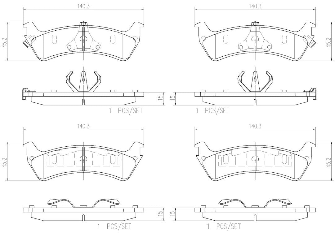 Brembo P24042n Brake Pad||p24042n_R.Jpg||86||brmp24042n||2091784
