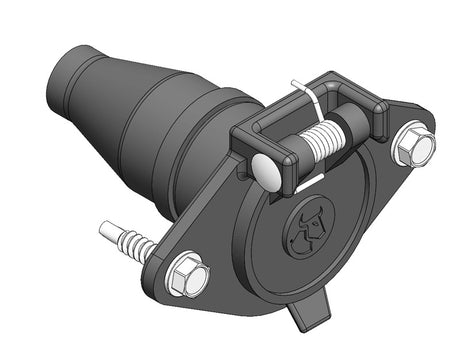 Product of Blue Ox BX88413 Vehicle End 6 Pin Trailer Wiring Connector 