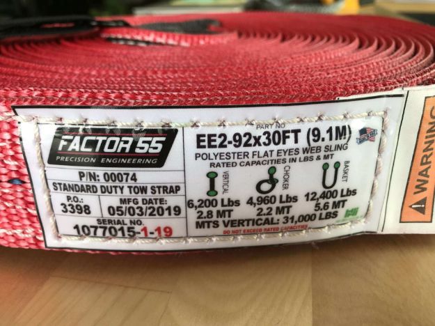 Product of Factor 55 00074 Tow Strap