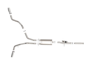 Product of Advanced FLOW Engineering 49-34131-P Gemini XV Cat-Back System Single Exhaust System Kit 