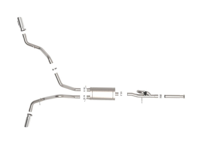 Product of Advanced FLOW Engineering 49-34131-P Gemini XV Cat-Back System Single Exhaust System Kit 