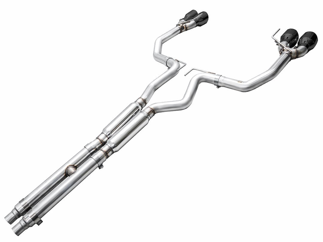 Product of AWE Tuning 3020-43650 Track Edition Cat-Back System Dual Exhaust System Kit 