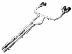 Product of AWE Tuning 3020-43650 Track Edition Cat-Back System Dual Exhaust System Kit 