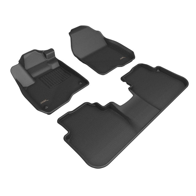 Product of 3D Mats KAGU L1HD13201509 Black Thermoplastic Rubber Of Carbon Fiber Texture Floor Liner 