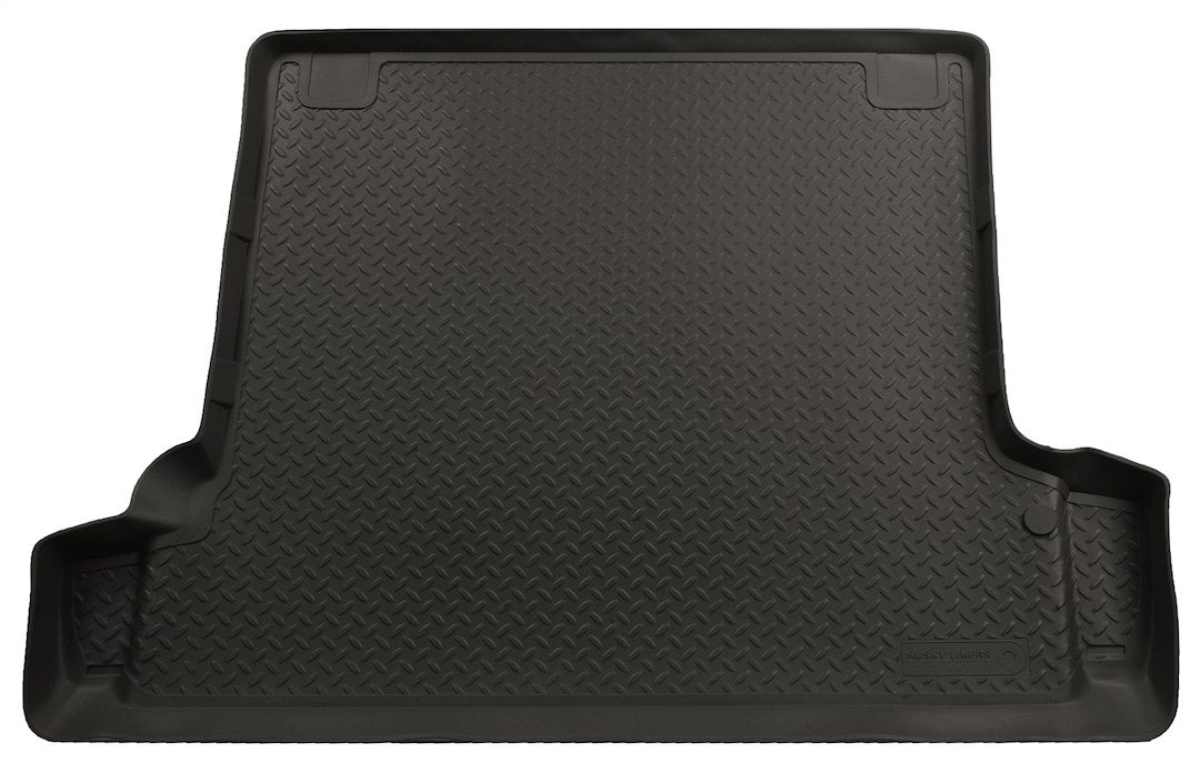 Product of Husky Liner 25761 Black TPE - Thermoplastic Elastomer To Back Of 2nd Seat, Over Folded Flat Double Stack Cargo Tray Cargo Area Liner 