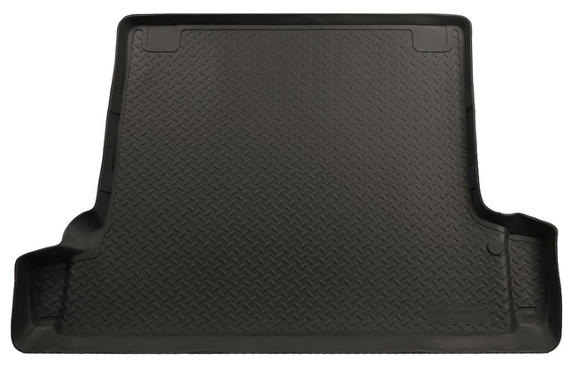 Product of Husky Liner 25761 Black TPE - Thermoplastic Elastomer To Back Of 2nd Seat, Over Folded Flat Double Stack Cargo Tray Cargo Area Liner 