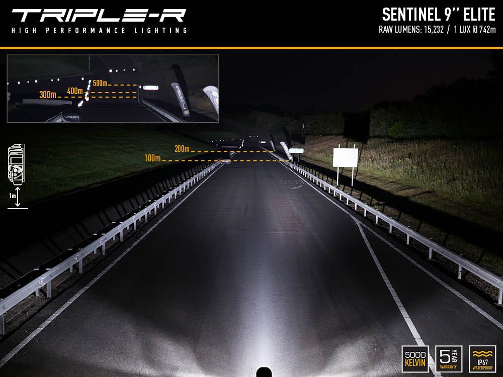 Product of Triple-R Light 0S9-US-ELITE-WM Driving/ Fog Light 