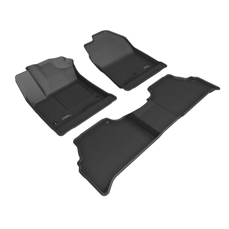 Product of 3D Mats KAGU L1HY13001509 Black Thermoplastic Rubber Of Carbon Fiber Texture Floor Liner 