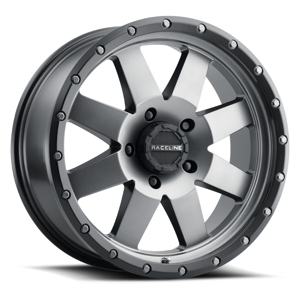 Product of Raceline 17x9 Gun Metal Wheel - 5x5.00 Bolt Pattern 