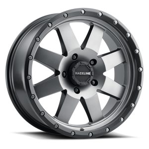 Product of Raceline 17x9 Gun Metal Wheel - 5x5.00 Bolt Pattern 