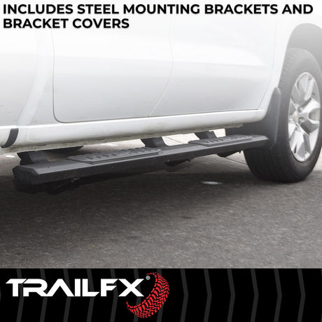Product of TrailFX AL4023B TrailFX A4 Series Nerf Bar With Surface Steps 