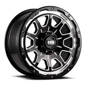 Grid Wheels Gd1520090870m1525 Wheel||gd15_Gloss Black With Milled Accents.Jpg||85||grwe2987m1525||1226020