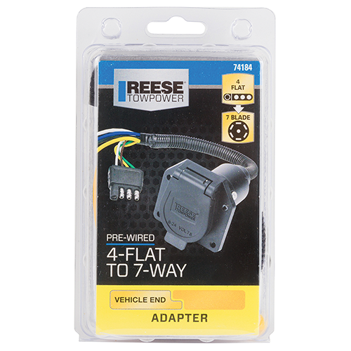 Reese 74184 Trailer Wiring Connector Adapter||74184_C.Png||87||r3474184||1586212