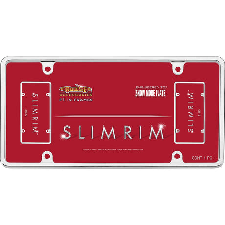 Cruiser 21330 License Plate Frame||21330_P01-Slim-Rim_Chrome-Inpack.Jpg||86||c3421330||1153671