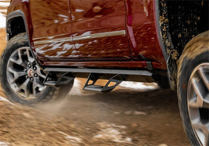 Product of N-Fab PRT0784CC-TX Predator Pro Nerf Bar With Drop Down Steps 