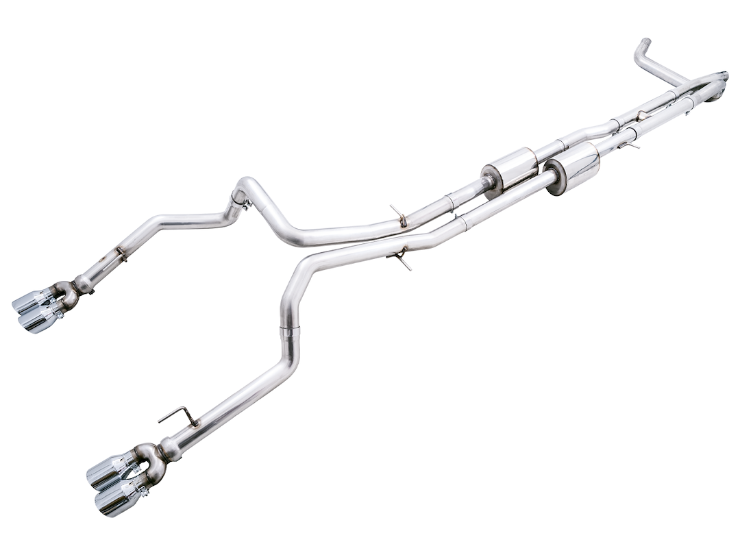 Product of AWE Tuning 3015-42284 0FG Cat-Back System Dual Exhaust System Kit 
