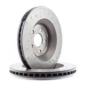 Product of Alcon Brake DKF3430X1022C Vented And Slotted 1-Piece Brake Rotor 