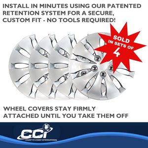 Product of Coast To Coast IWC43916S Silver Set Of 4 