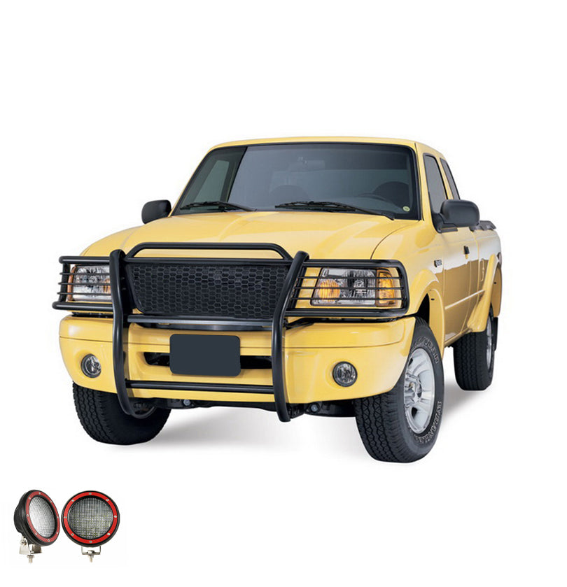 Product of Black Horse Offroad 17FR20MA-PLFR Grille Guard  
