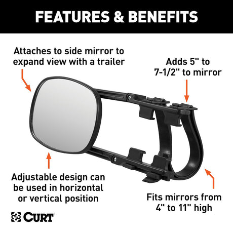 Curt 20002 Exterior Towing Mirror||20002_3008x1990_Fa.Jpg||86||c9320002||871937