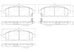 Brembo P56110n Brake Pad||p56110n_1.Png||86||brmp56110n||2104652