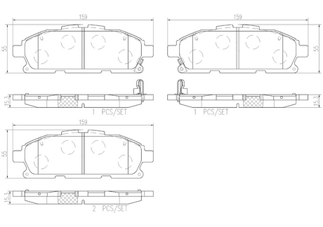 Brembo P56110n Brake Pad||p56110n_1.Png||86||brmp56110n||2104652