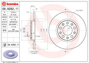 Brembo 08n28211c02 Brake Rotor||08.N282.11_2.Jpg||87||brm08n28211||1300808