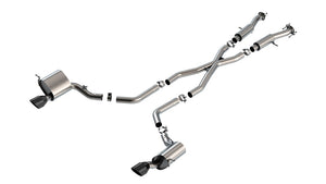 Product of Borla 140633CB ATAK ® Series Cat Back System Dual Exhaust System Kit 