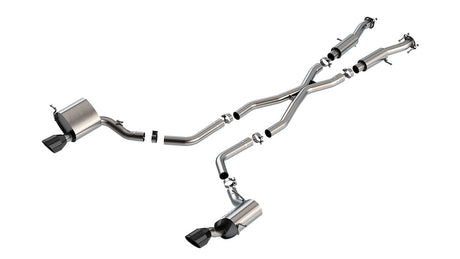 Product of Borla 140633CB ATAK ® Series Cat Back System Dual Exhaust System Kit 