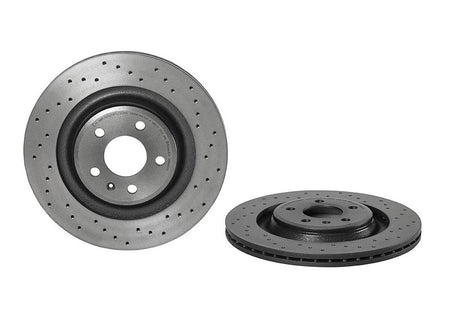 Product of Brembo 09B0401XC02 Xtra Vented Cross Drilled 1 Piece Brake Rotor 