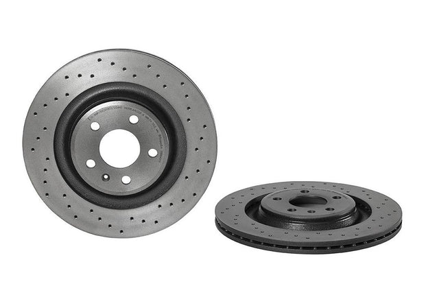 Product of Brembo 09B0401XC02 Xtra Vented Cross Drilled 1 Piece Brake Rotor 